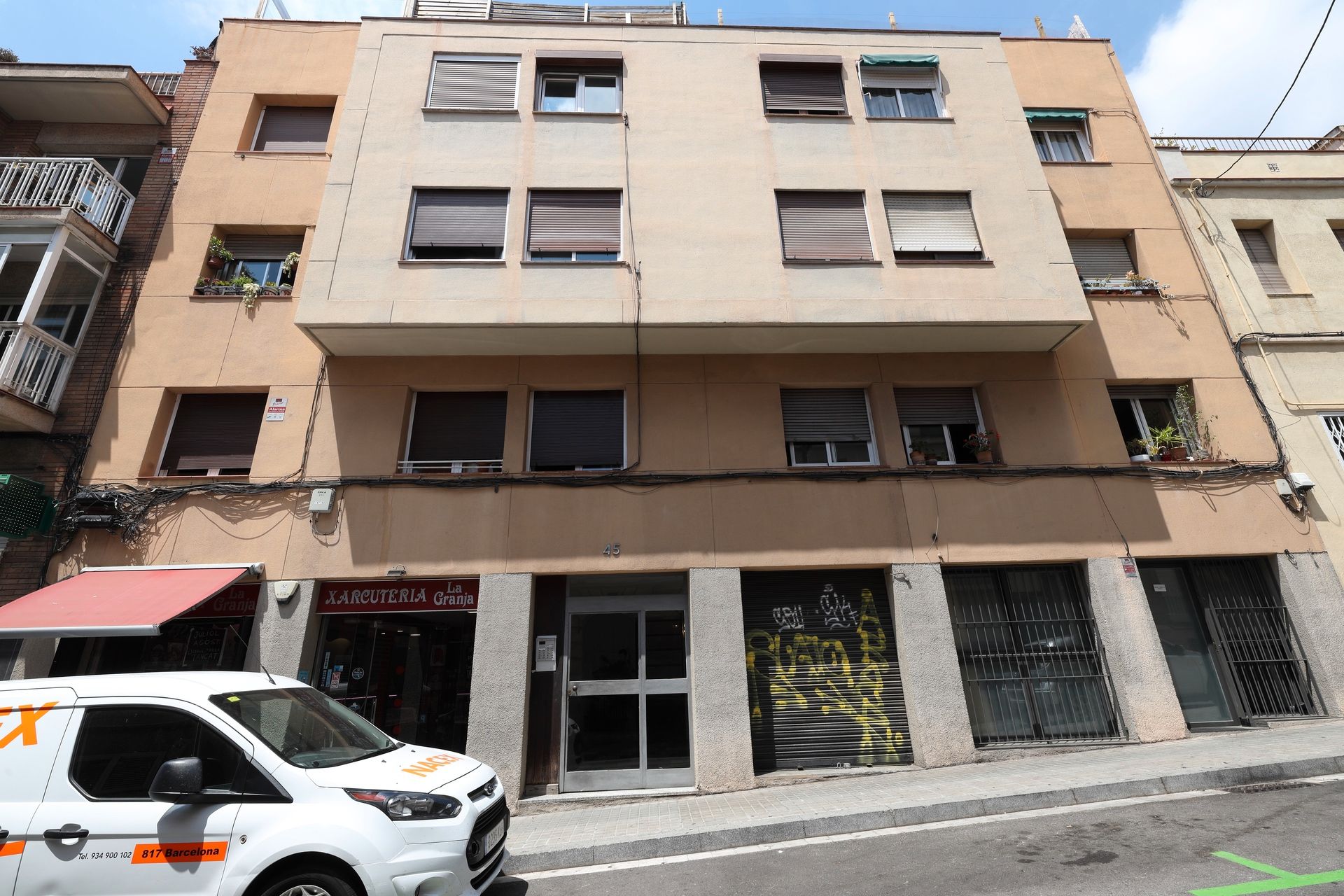 Vista exterior de Pis en venda en  Barcelona Capital amb Aire condicionat, Calefacció i Moblat