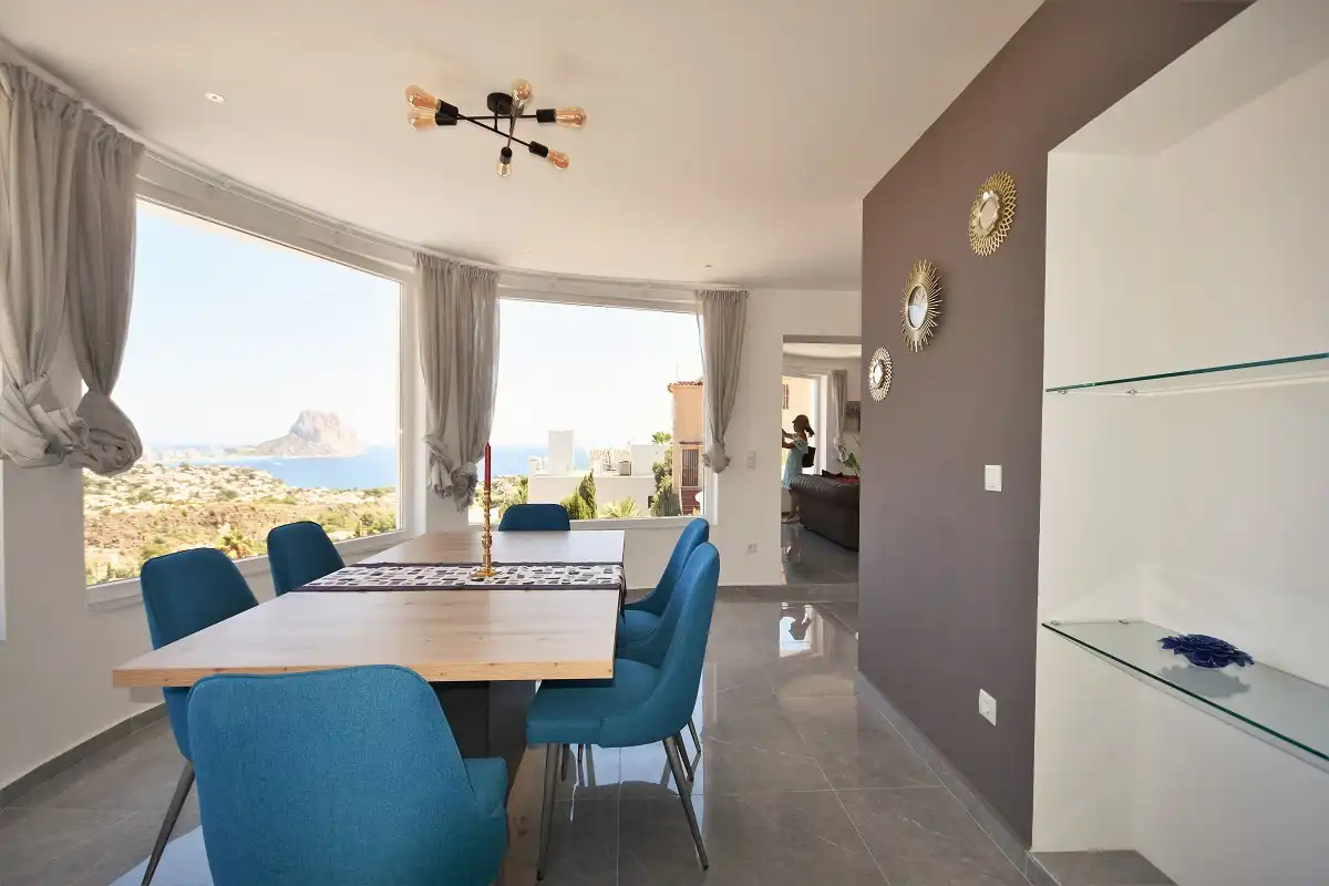 Comedor de Casa o chalet en venta en Calpe / Calp con Aire acondicionado, Calefacción y Jardín privado