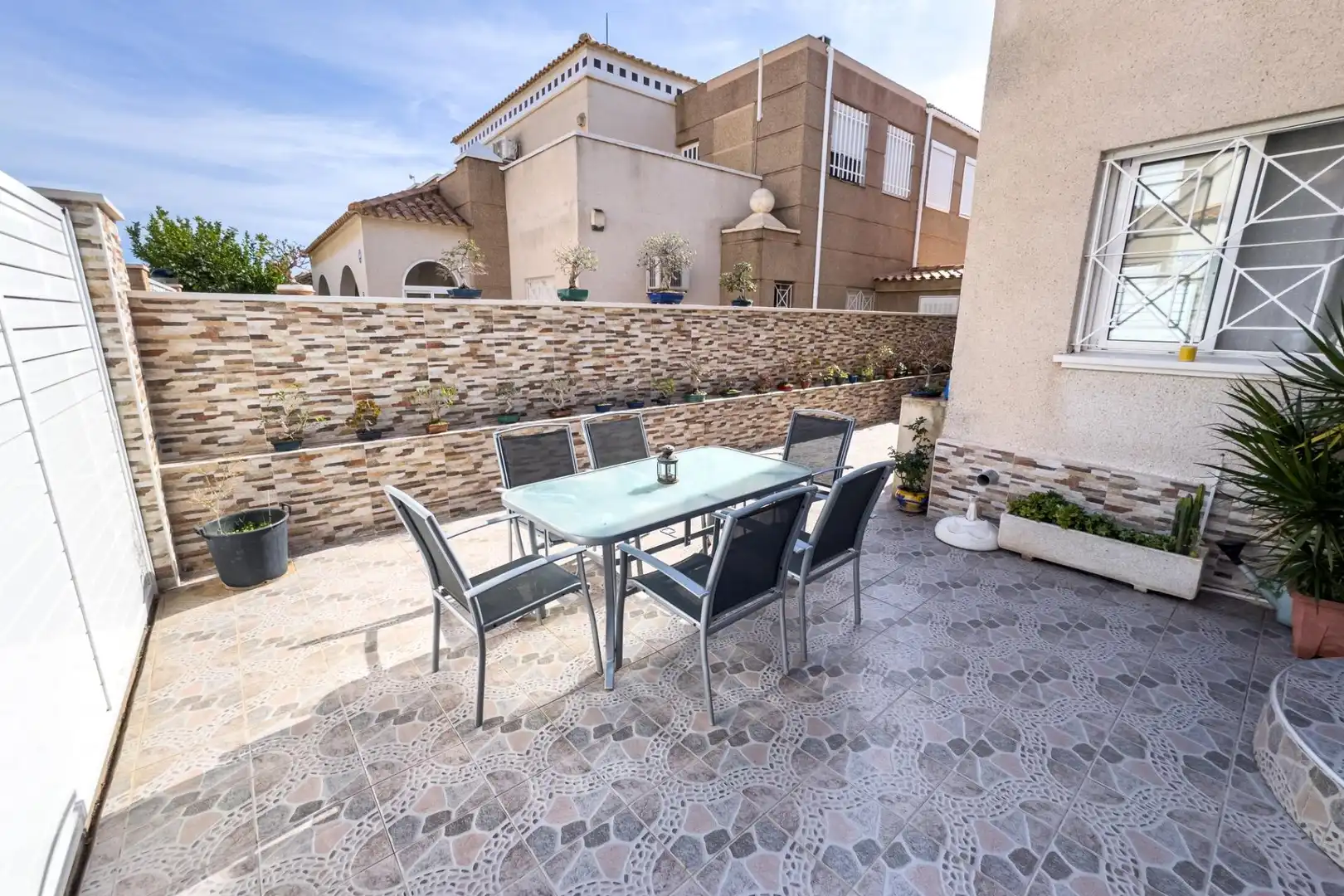 Terrassa de Casa adosada en venda en Torrevieja amb Aire condicionat, Jardí privat i Terrassa