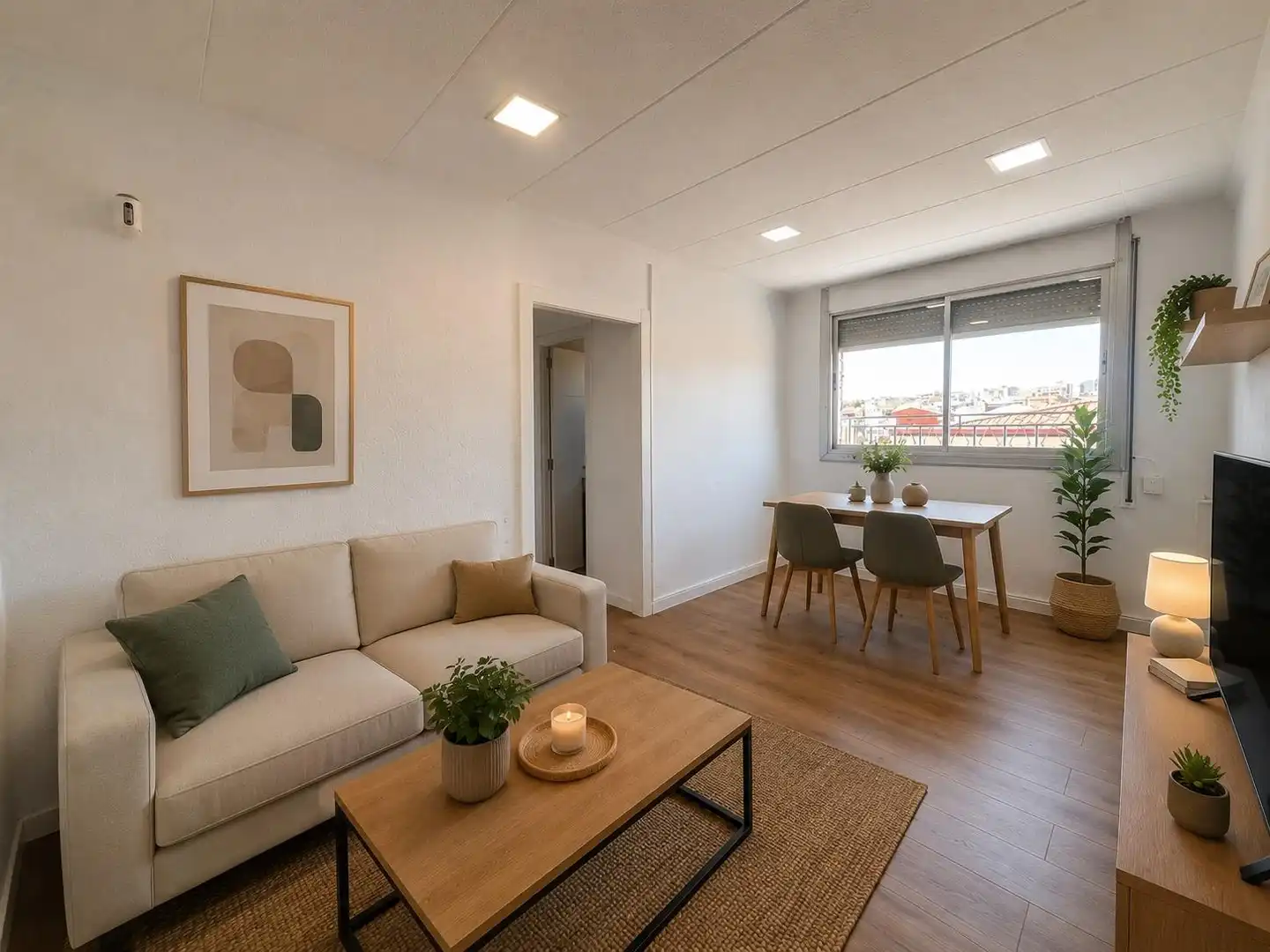 Sala d'estar de Pis en venda en Sabadell amb Parquet