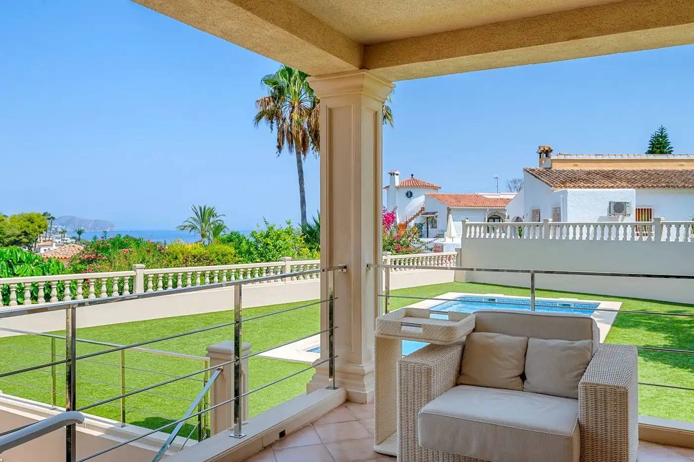 Terraza de Casa o chalet en venta en Benissa con Jardín privado, Terraza y Trastero