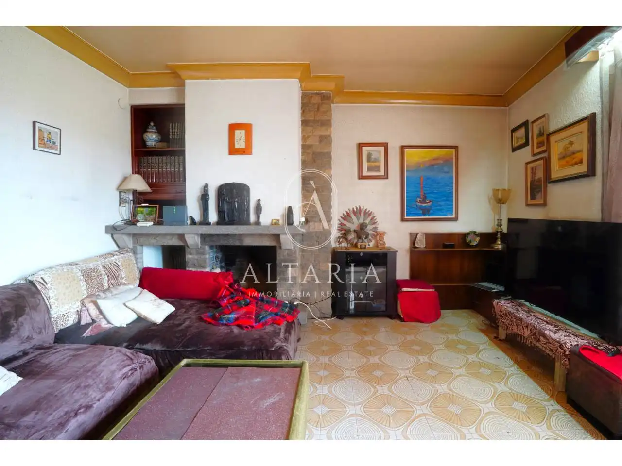 Sala de estar de Piso en venta en Llagostera con Calefacción, Trastero y Balcón