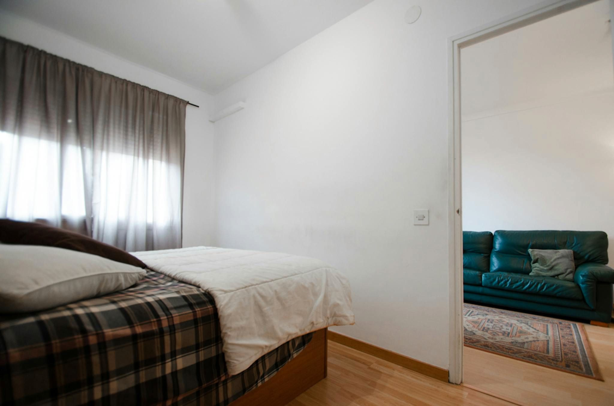 Bedroom of Flat to rent in  Barcelona Capital  with Air Conditioner, Furnished and Washing machine