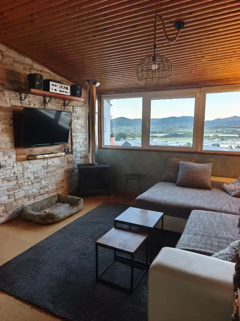 Sala d'estar de Casa adosada en venda en Castalla amb Aire condicionat i Terrassa