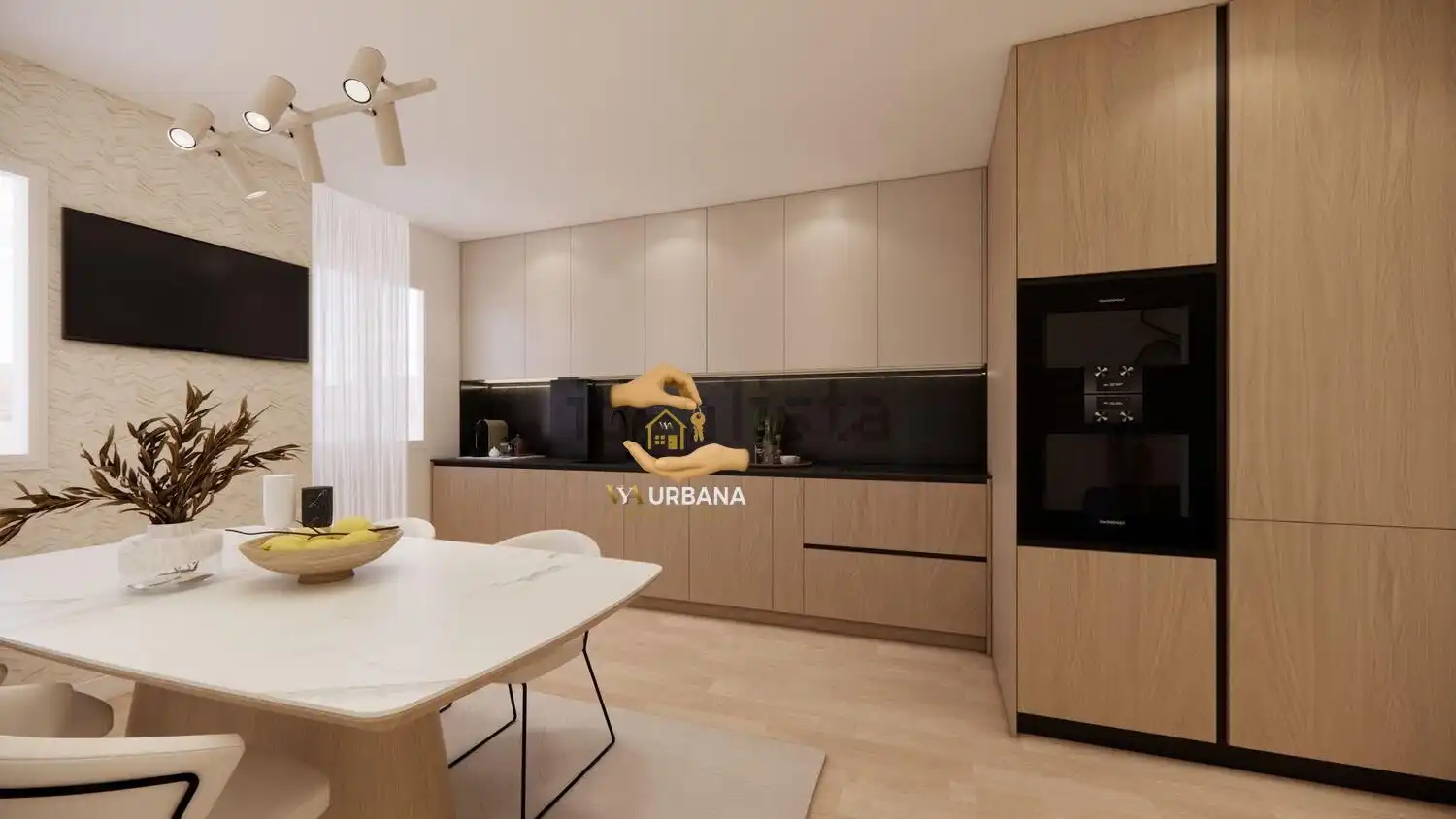 Kitchen of Flat for sale in Salamanca  with Heating, Furnished and Balcony