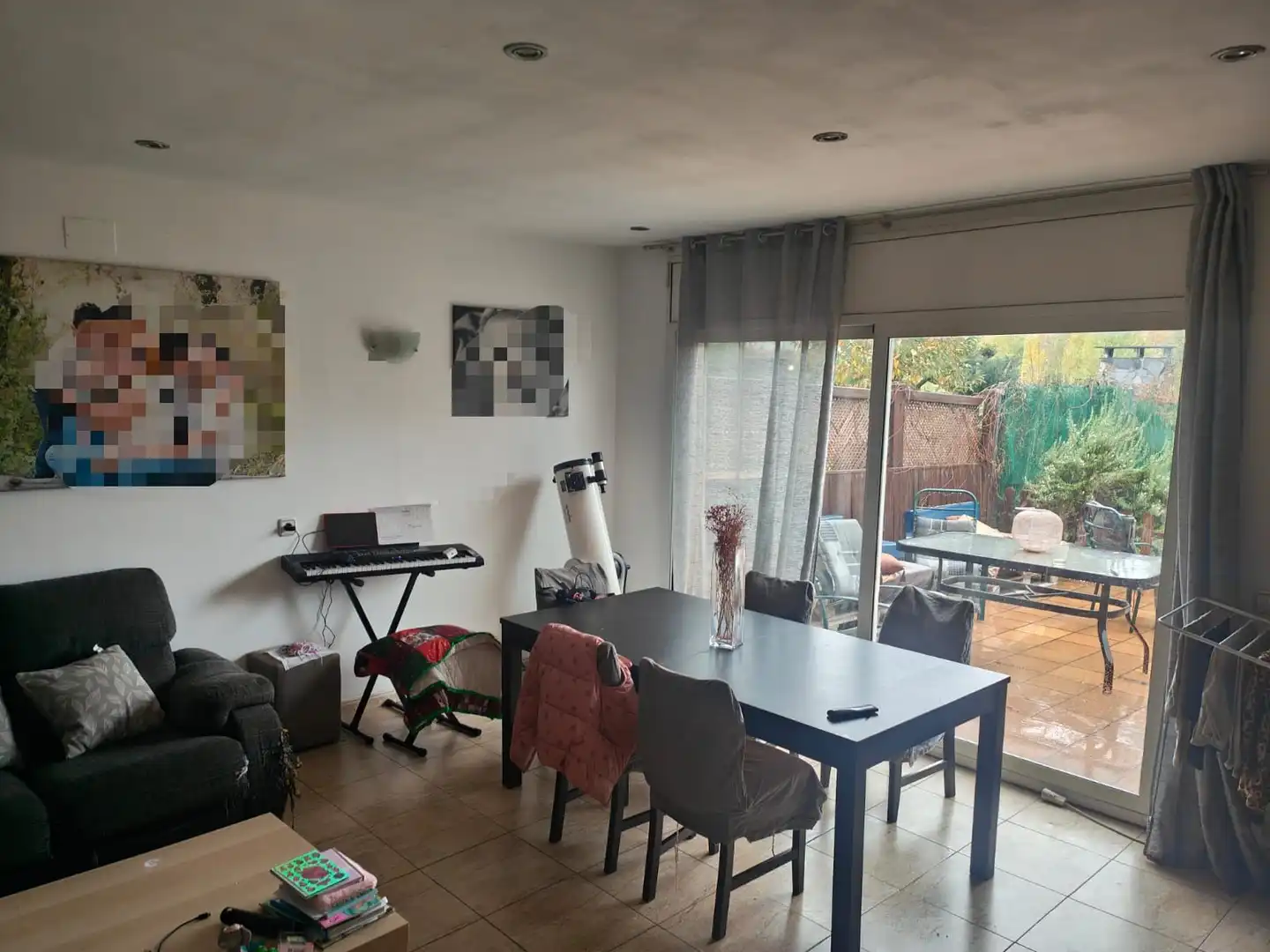 Menjador de Casa adosada en venda en Tona amb Calefacció, Jardí privat i Parquet