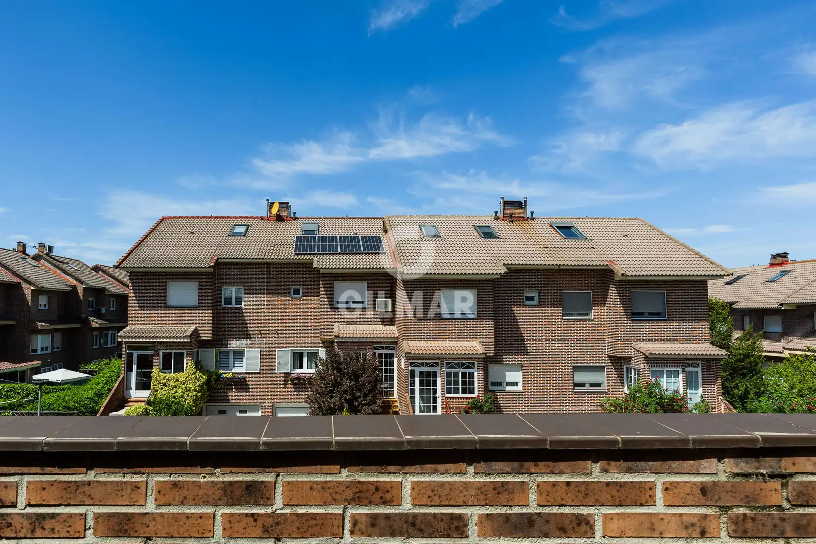 Vista exterior de Casa adosada en venta en Collado Villalba con Calefacción, Jardín privado y Piscina