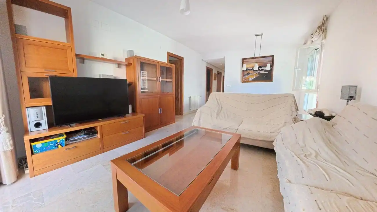 Wohnzimmer von Wohnung zum Verkauf in L'Alfàs del Pi mit Heizung, Privatgarten und Terrasse