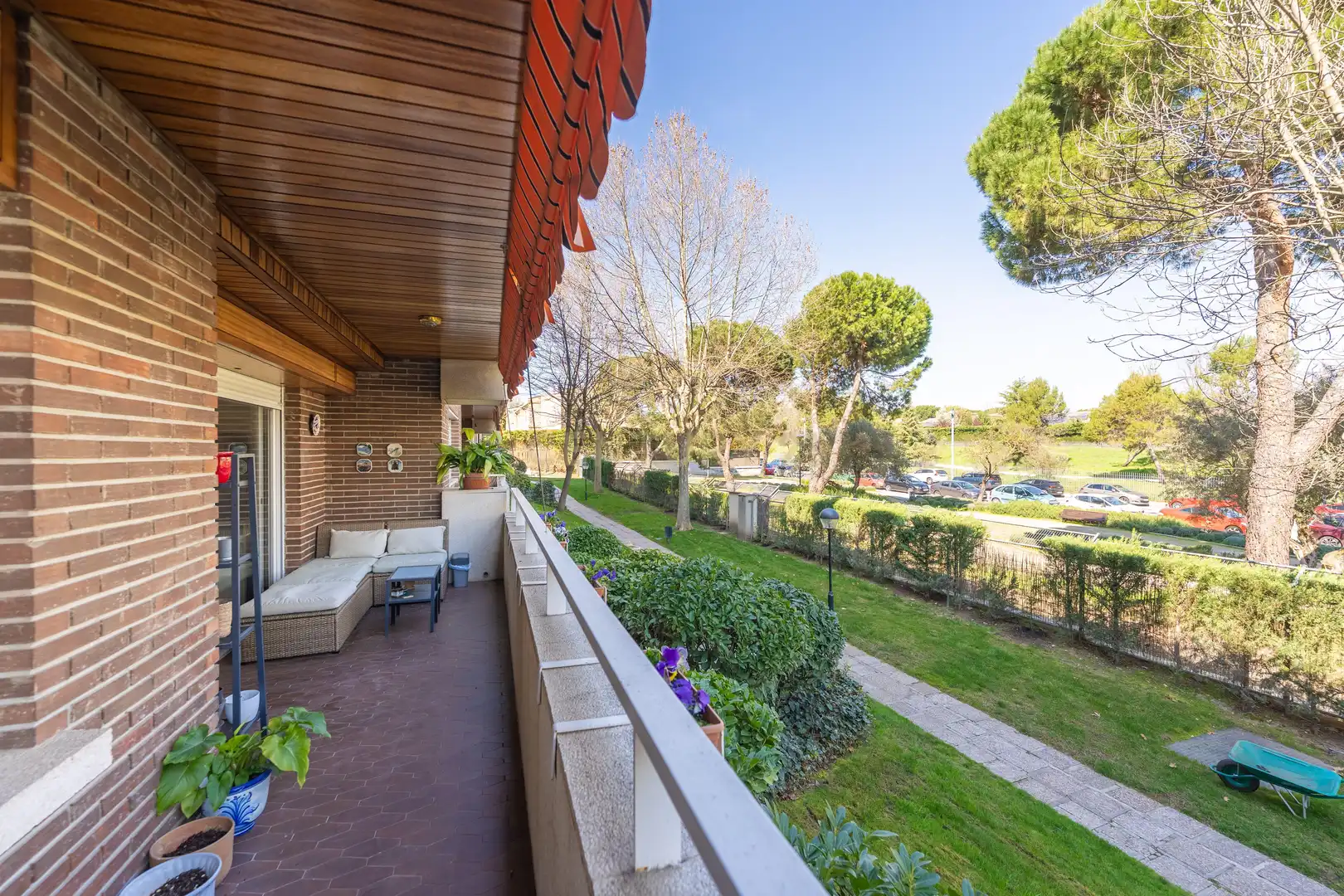 Terrace of Apartments for rent in Pozuelo de Alarcón  with Oven, Washing machine and Microwave