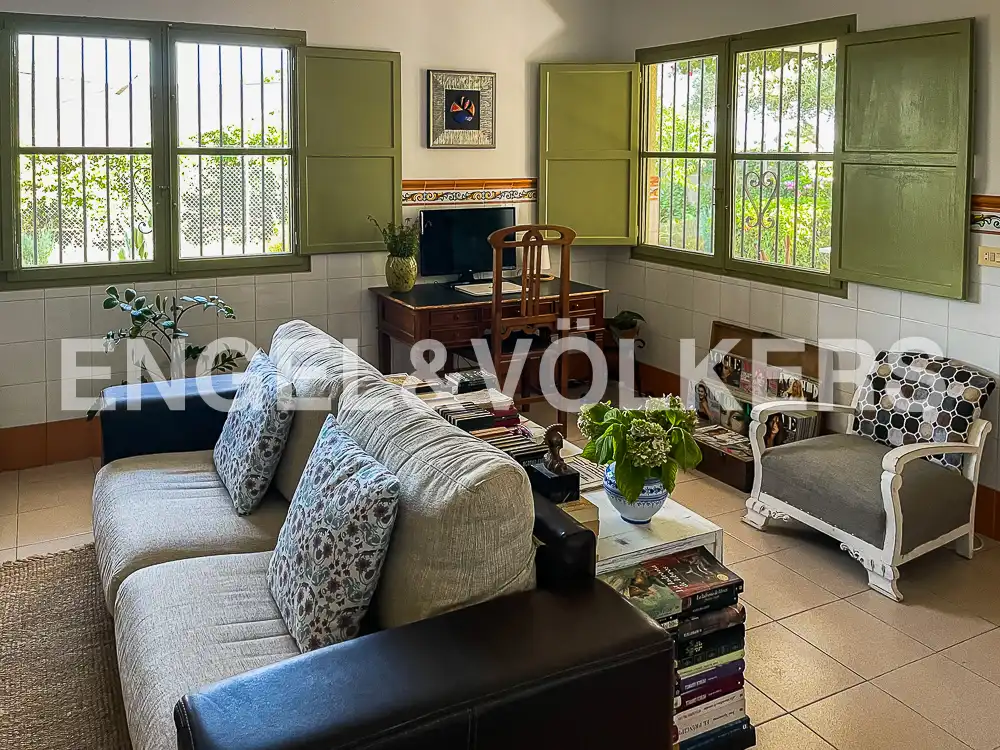 Sala de estar de Casa o chalet en venta en Almazora / Almassora con Calefacción, Jardín privado y Terraza