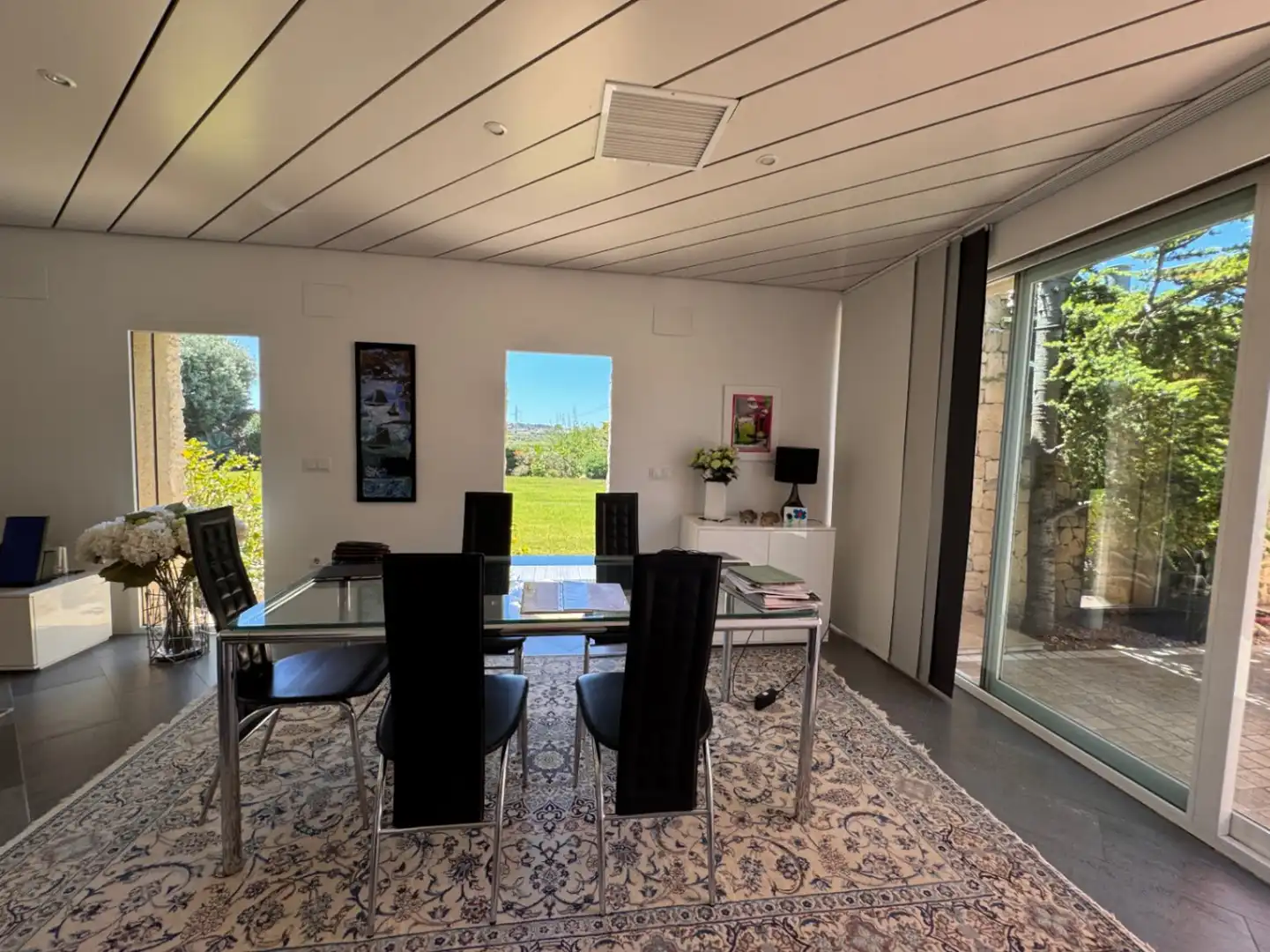 Comedor de Finca rústica en venta en Benissa con Aire acondicionado, Calefacción y Jardín privado