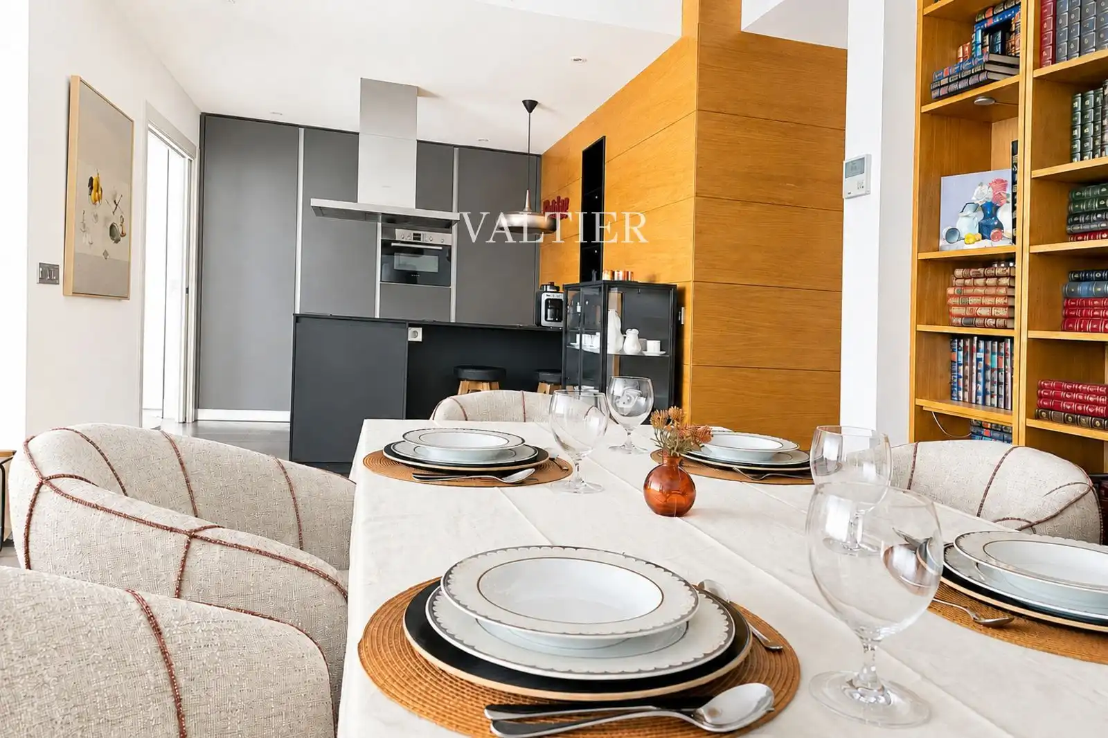 Küche von Wohnung zur Miete in Madrid mit Klimaanlage und Möbliert