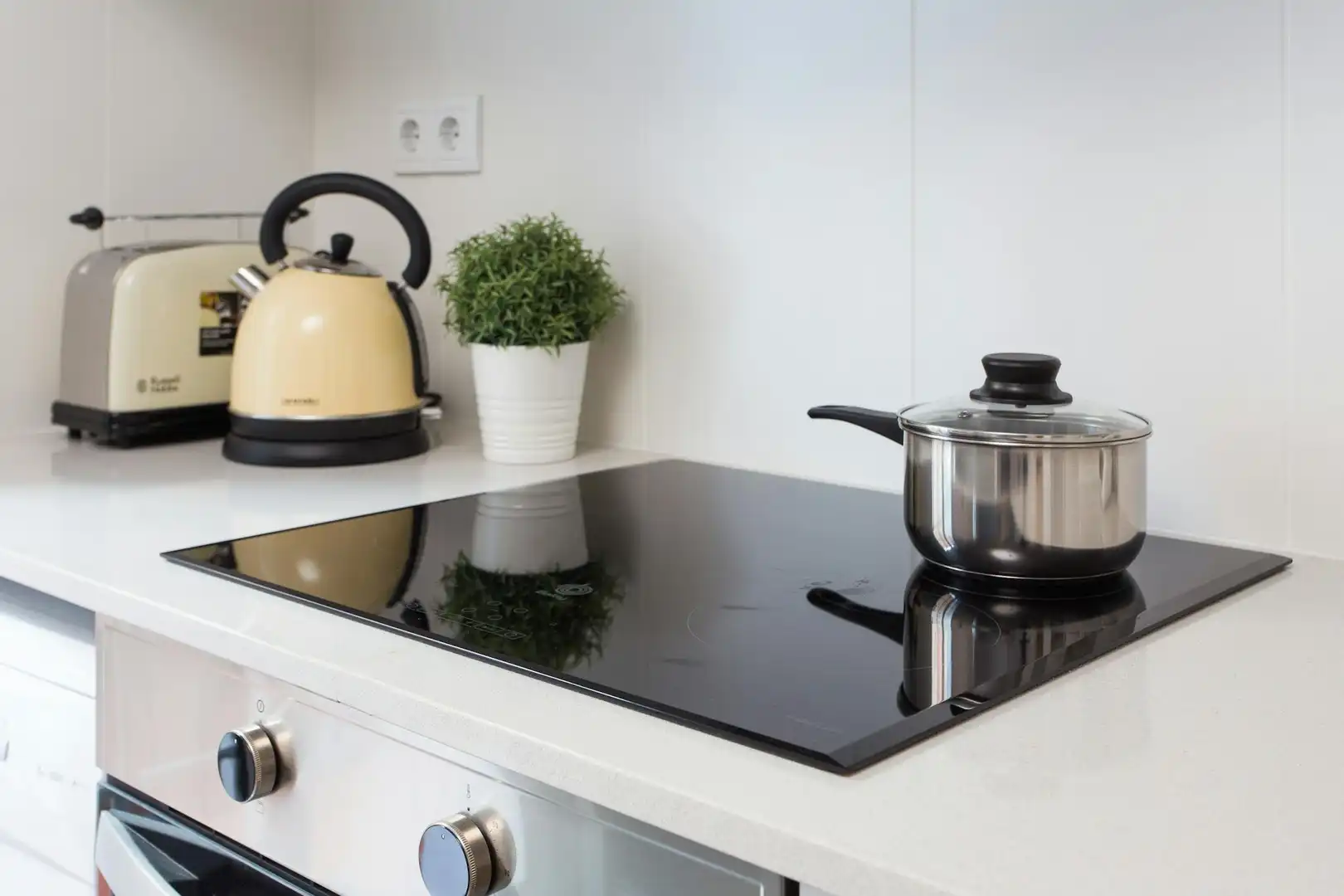 Kitchen of Flat for rent in Barcelona  with Air Conditioner, Heating and Furnished