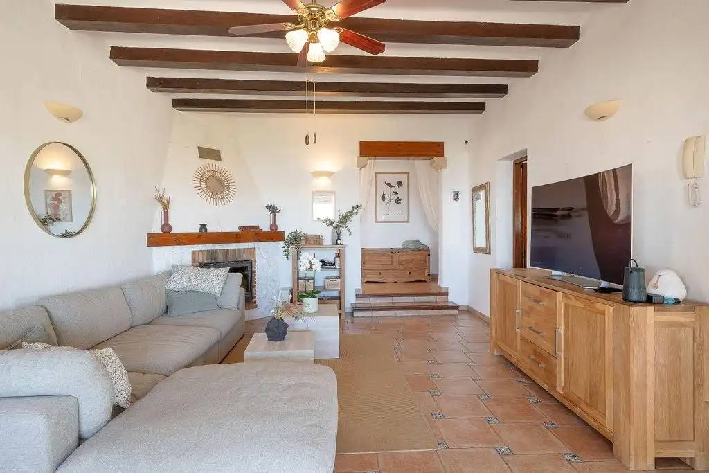 Living room of Houses for sale in Jávea / Xàbia  with Air Conditioner, Heating and Private garden