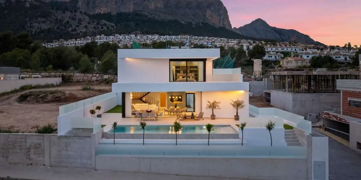 Vista exterior de Casa o chalet en venta en Polop