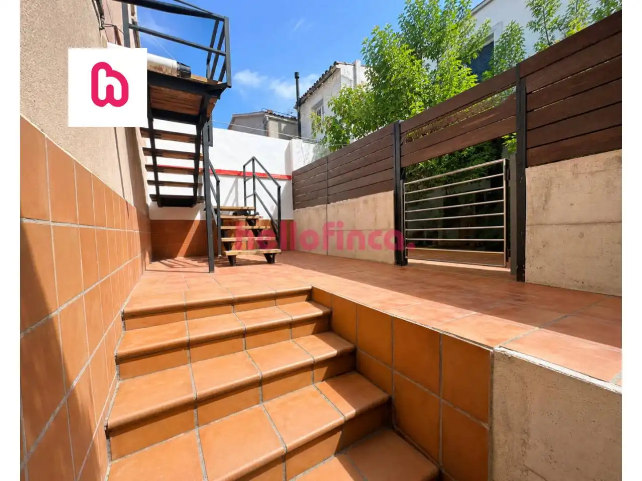Terraza de Casa adosada en venta en Igualada con Aire acondicionado, Calefacción y Jardín privado