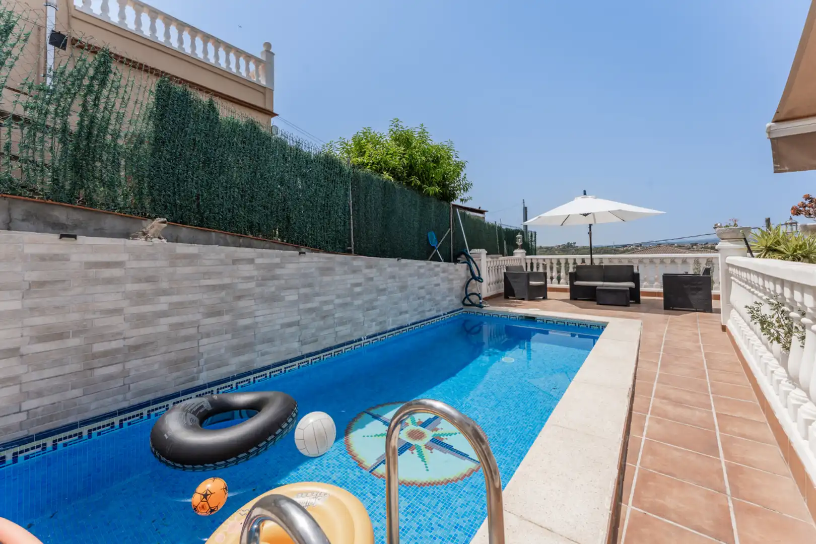 Piscina de Casa o xalet en venda en Lliçà d'Amunt amb Calefacció, Jardí privat i Terrassa
