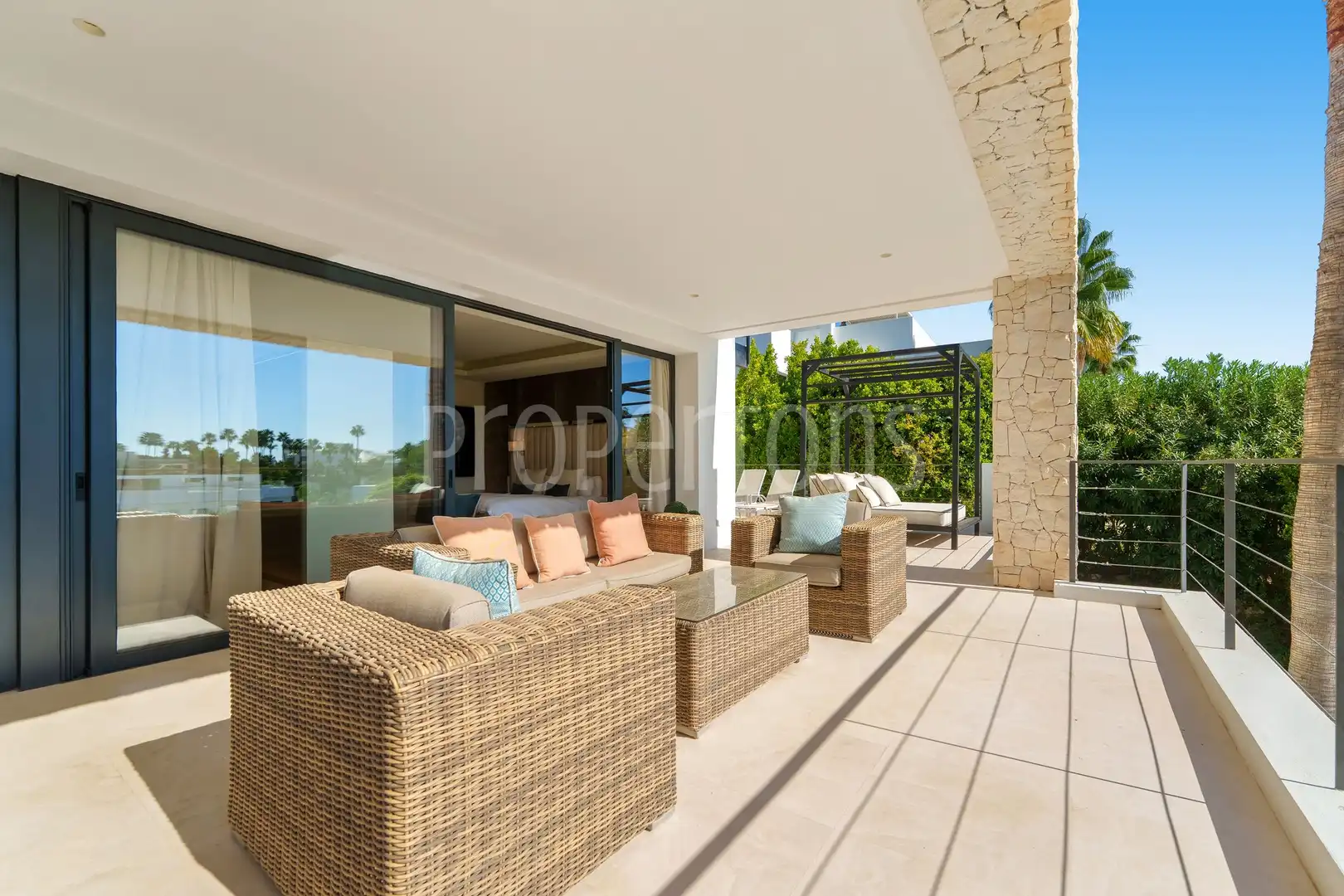 Terraza de Casa o chalet en venta en Marbella