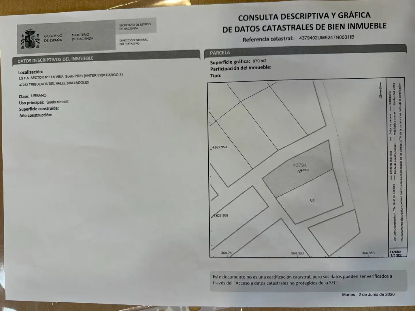 Terreny residencial en venda a Lugar la Viña, imagen 9