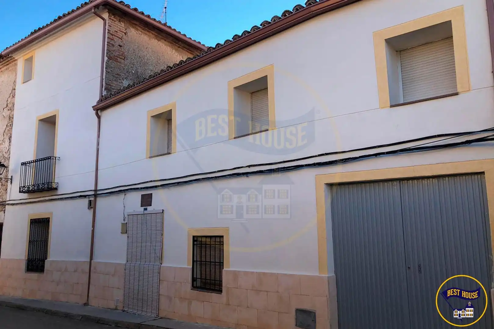 Vista exterior de Casa o xalet en venda en Castejón (Cuenca) amb Calefacció, Terrassa i Traster