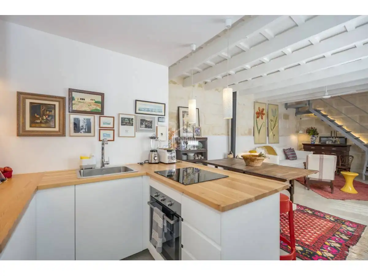 Cocina de Apartamento en venta en Alaior con Calefacción, Terraza y Amueblado