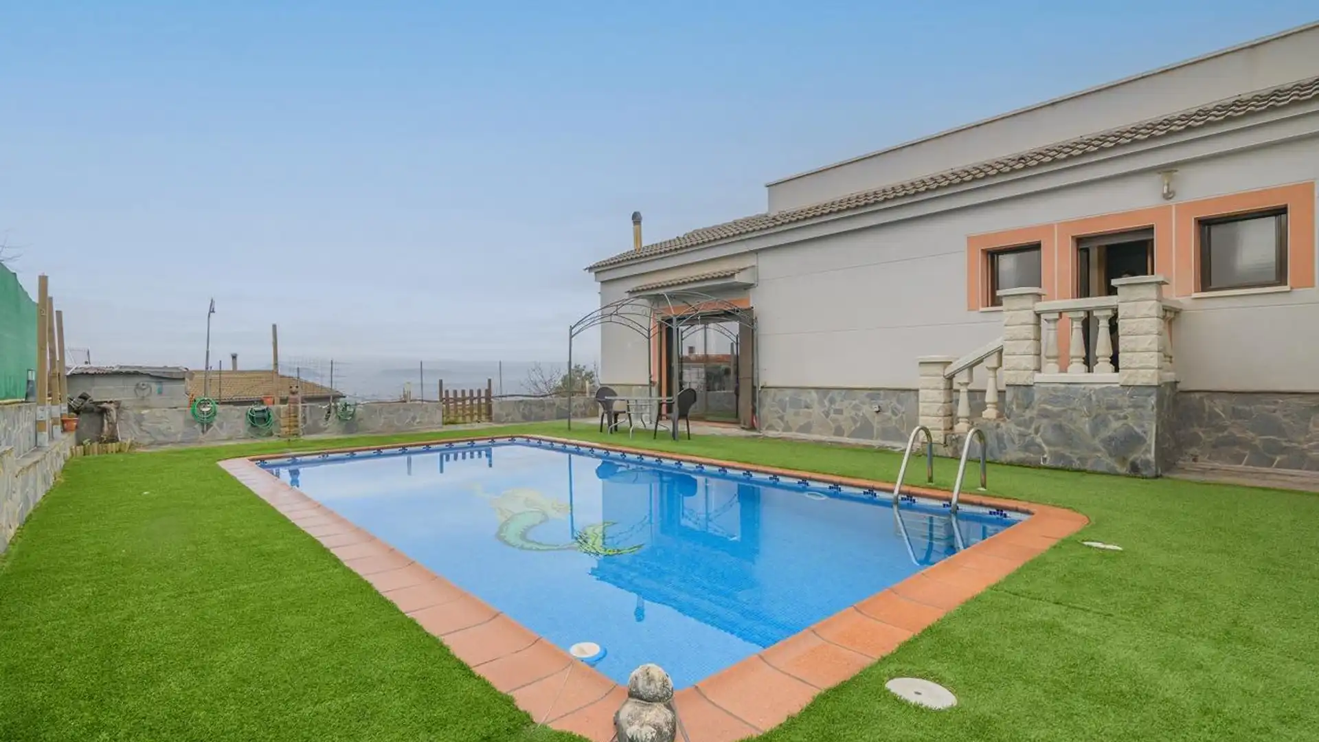 Piscina de Casa o xalet en venda en El Pont de Vilomara i Rocafort amb Jardí privat, Terrassa i Piscina