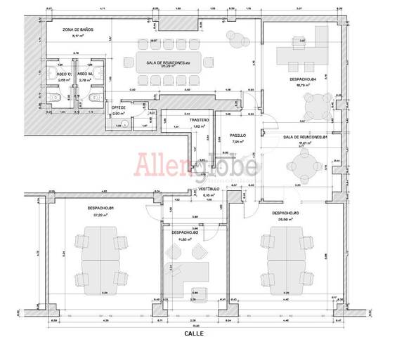 Oficina en Alquiler en Calle Posada Herrera en Salesas - Foncalada - Campoamor