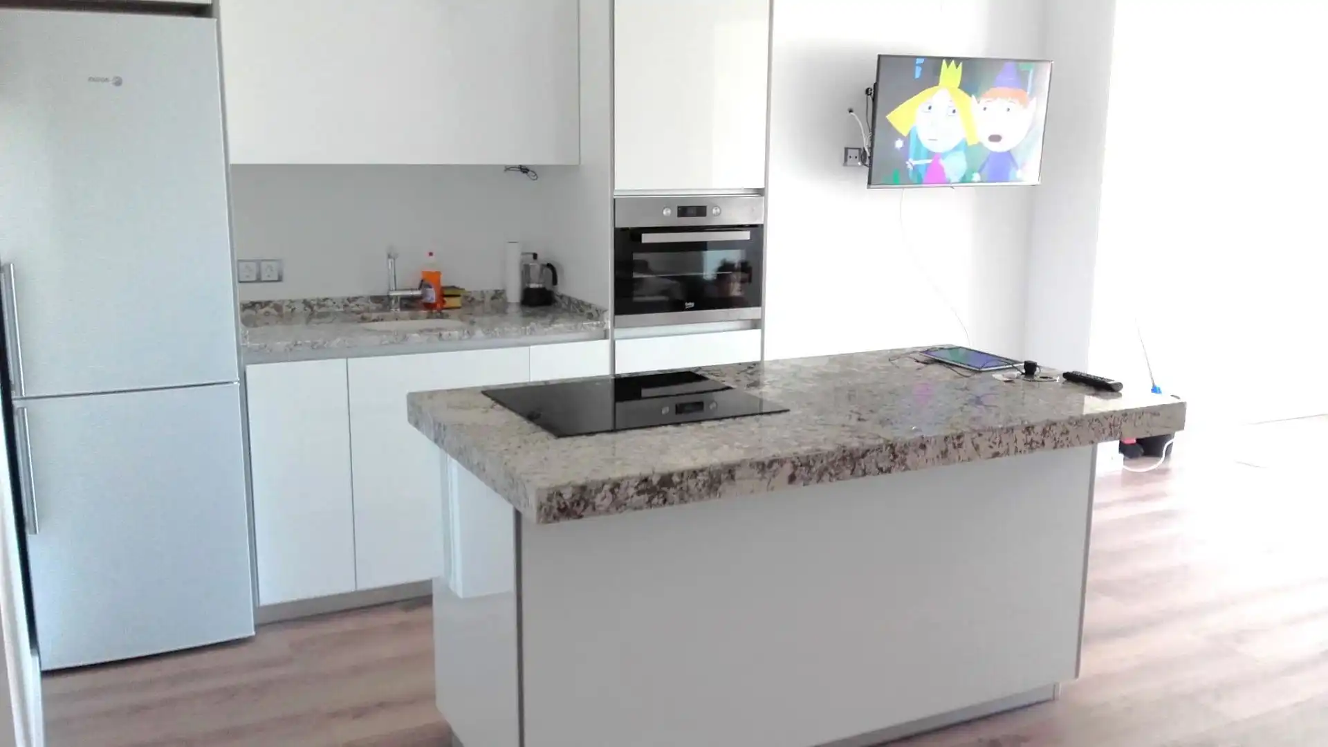 Cuina de Apartament de lloguer en Benissa amb Moblat