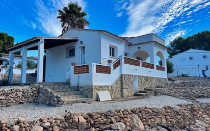 Exterior view of House or chalet for sale in Moraira