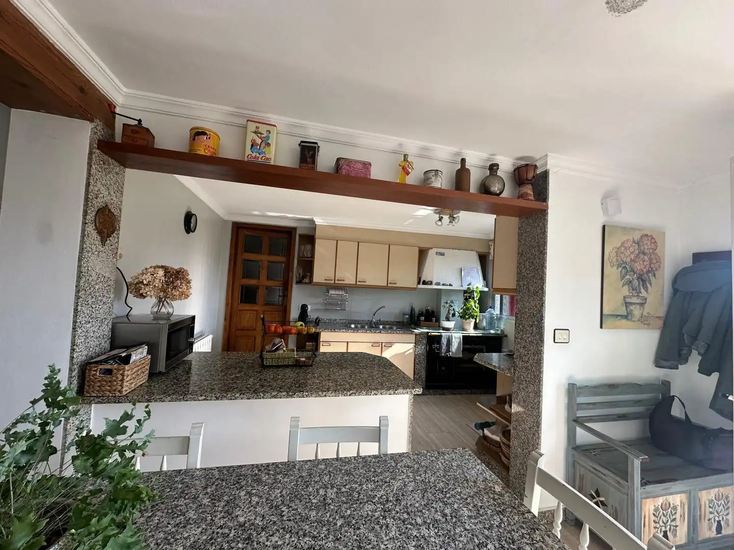 Cuina de Casa o xalet en venda en Allariz amb Calefacció, Jardí privat i Moblat