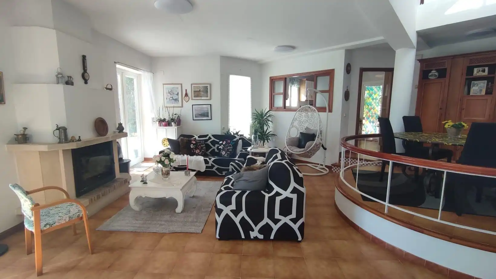 Sala de estar de Casa o chalet en venta en Altea con Aire acondicionado, Jardín privado y Terraza