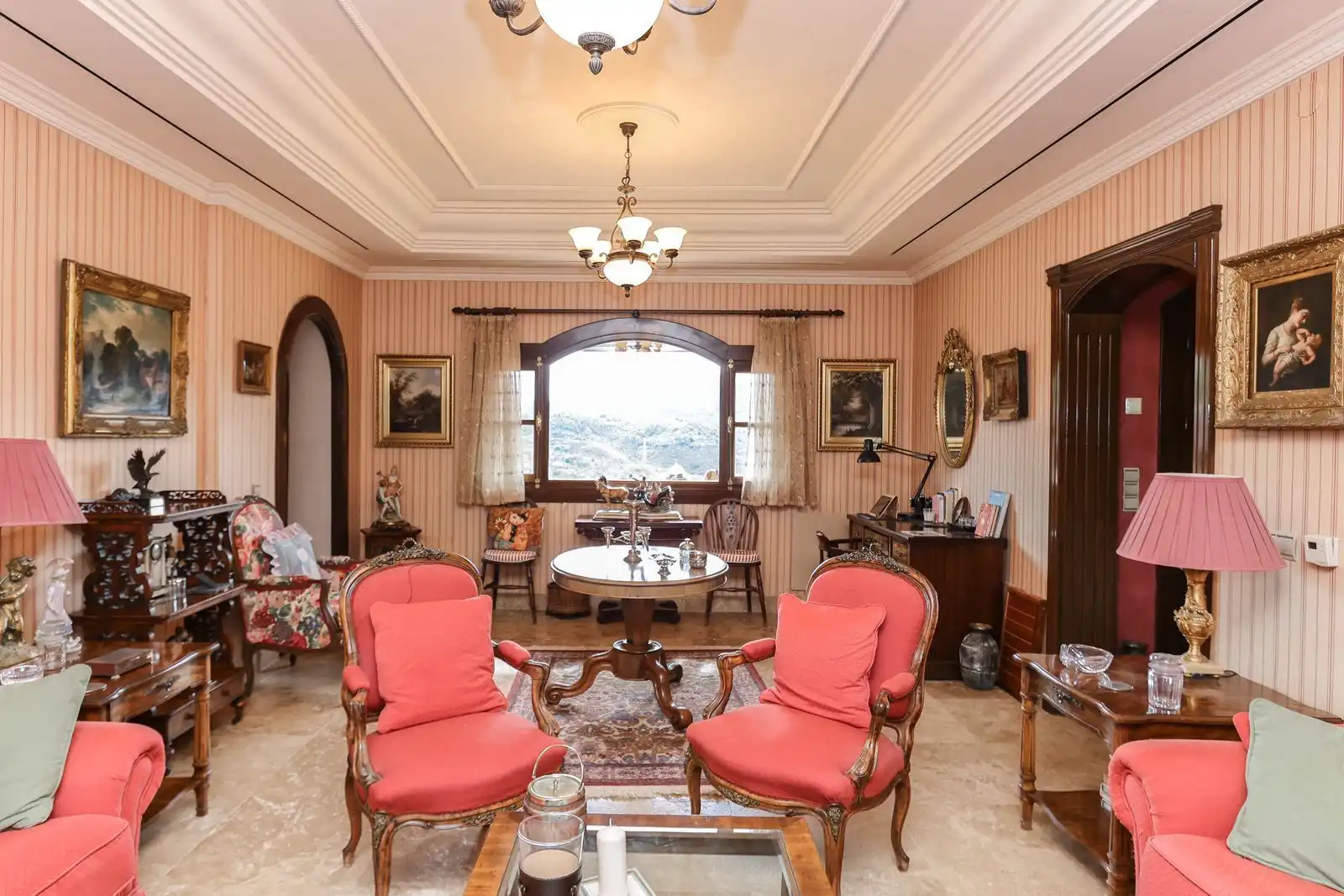 Sala de estar de Casa o chalet en venta en Monda con Aire acondicionado, Jardín privado y Trastero