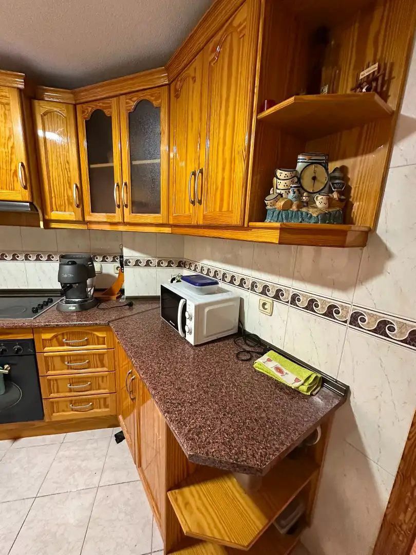 Kitchen of Flat for sale in Bigastro  with Air Conditioner, Terrace and Furnished