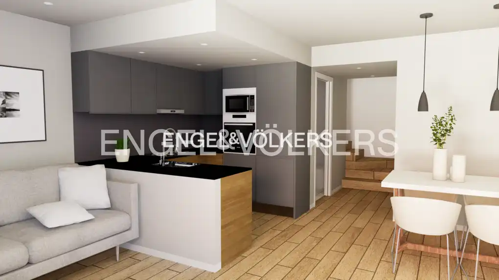Cocina de Piso en venta en L'Hospitalet de Llobregat con Aire acondicionado, Calefacción y Terraza