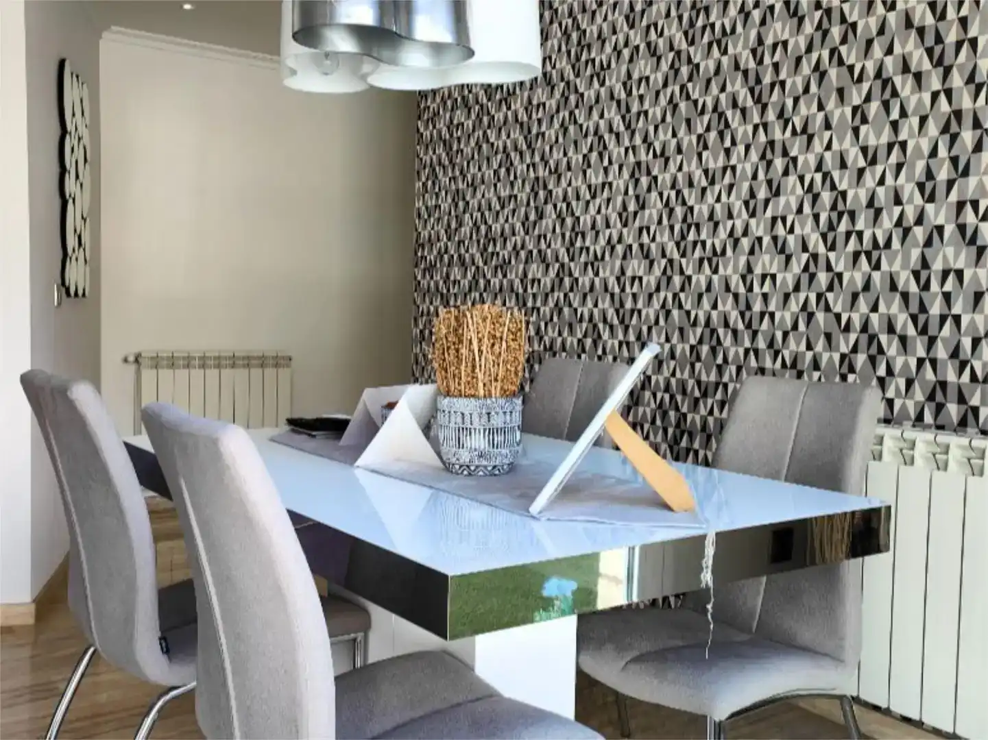 Dining room of Flat for sale in Ibi  with Air Conditioner, Private garden and Furnished