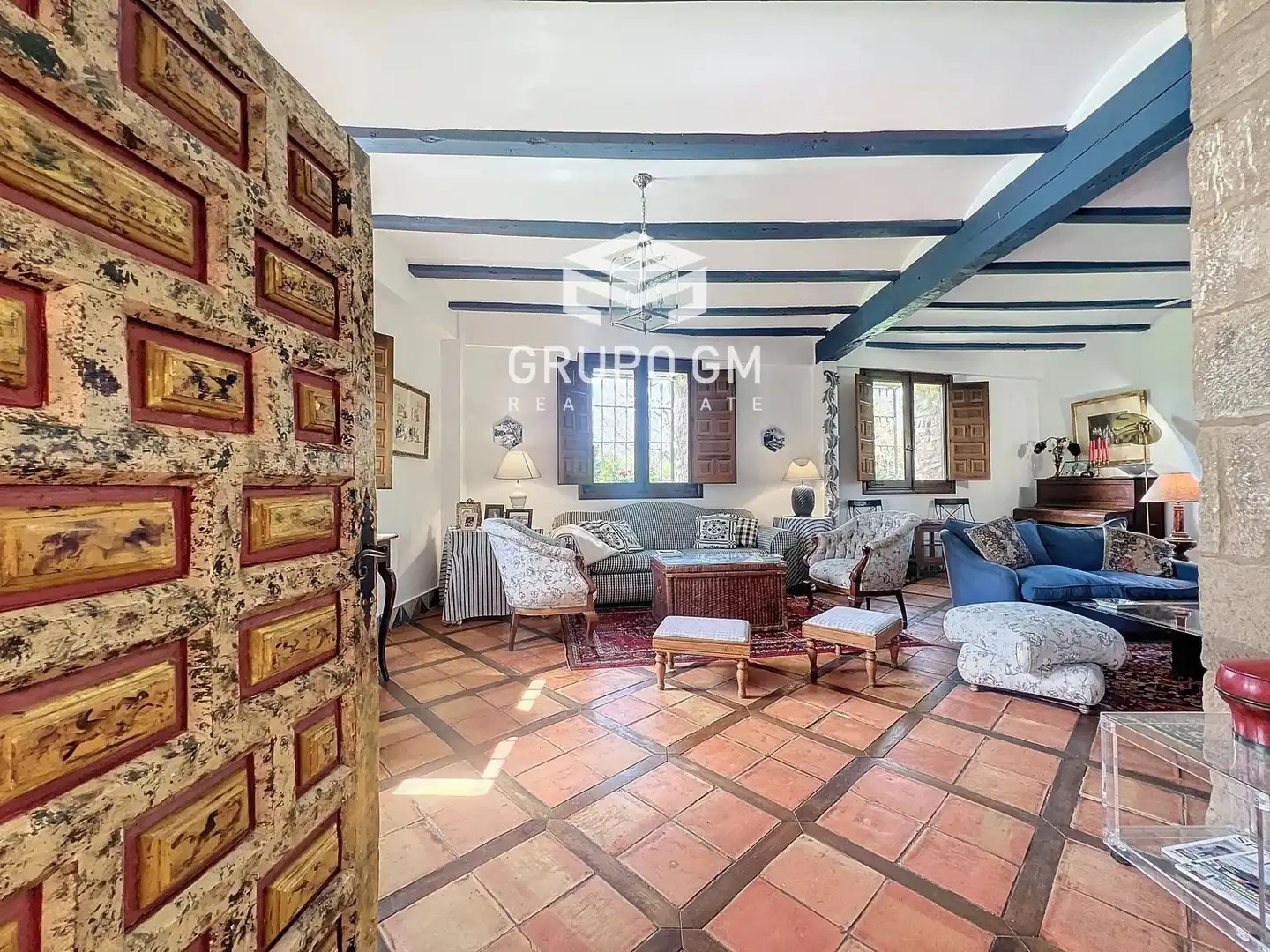 Living room of Houses for sale in  Logroño  with Terrace, Storage room and Swimming Pool