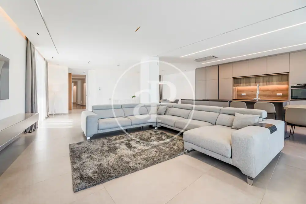Sala de estar de Casa o chalet en venta en Náquera con Aire acondicionado, Calefacción y Terraza