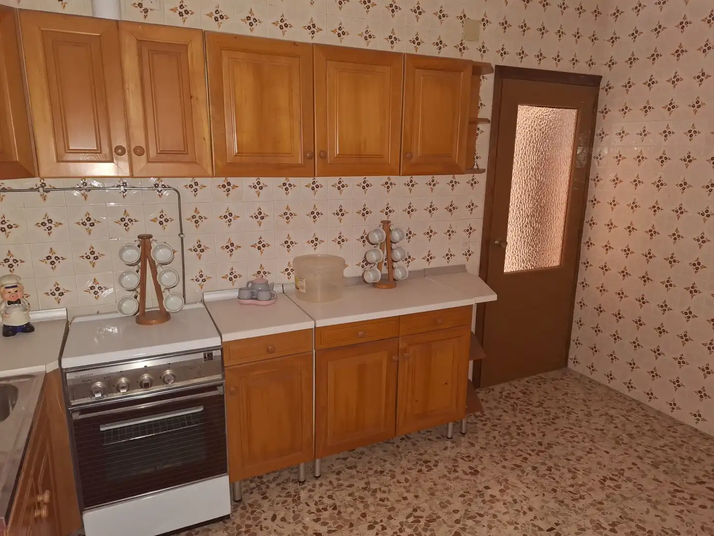 Cocina de Casa adosada en venta en Carrión de Calatrava con Calefacción, Terraza y Trastero