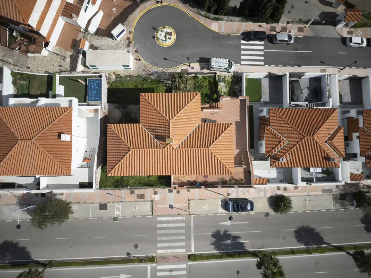 Vista exterior de Casa adosada en venta en Manilva con Jardín privado y Terraza