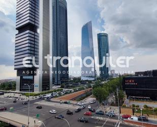 Exterior view of Flat to rent in  Madrid Capital  with Air Conditioner, Parquet flooring and Washing machine