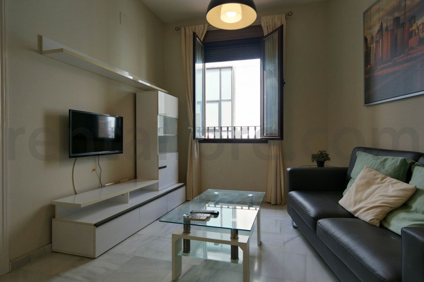 Living room of Flat to rent in Jerez de la Frontera  with Air Conditioner and Heating