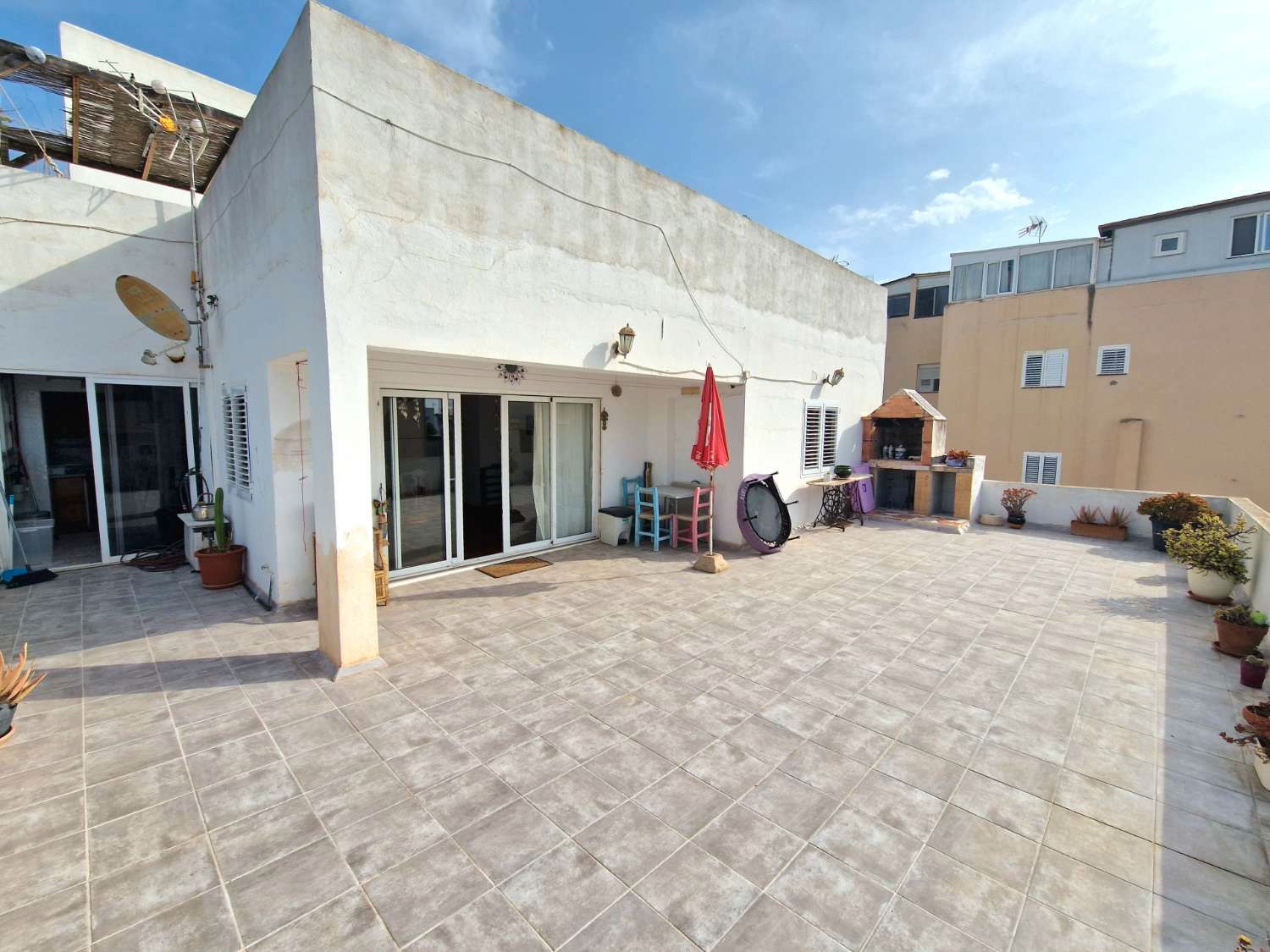 Exterior view of Flat for sale in Eivissa  with Air Conditioner, Heating and Terrace