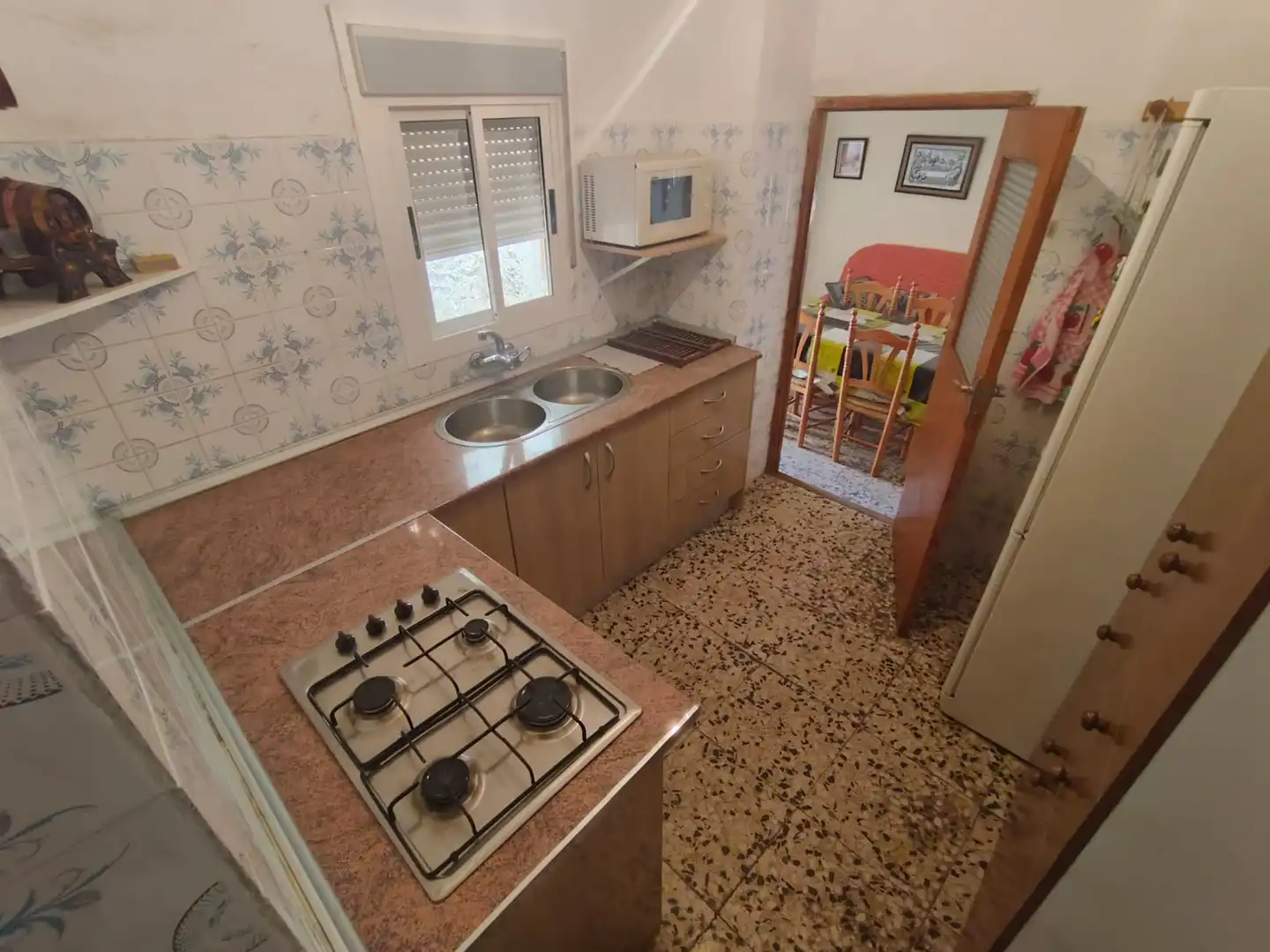 Cuina de Casa adosada en venda en Lanteira amb Terrassa, Moblat i Balcó