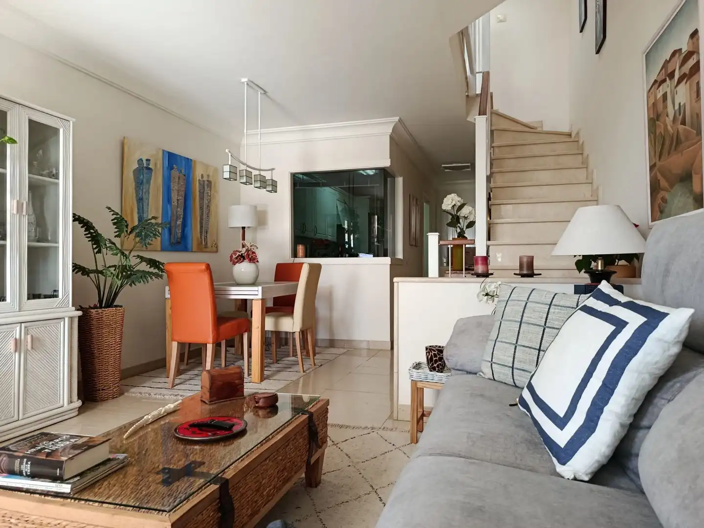 Sala d'estar de Dúplex en venda en Arona amb Jardí privat, Terrassa i Traster
