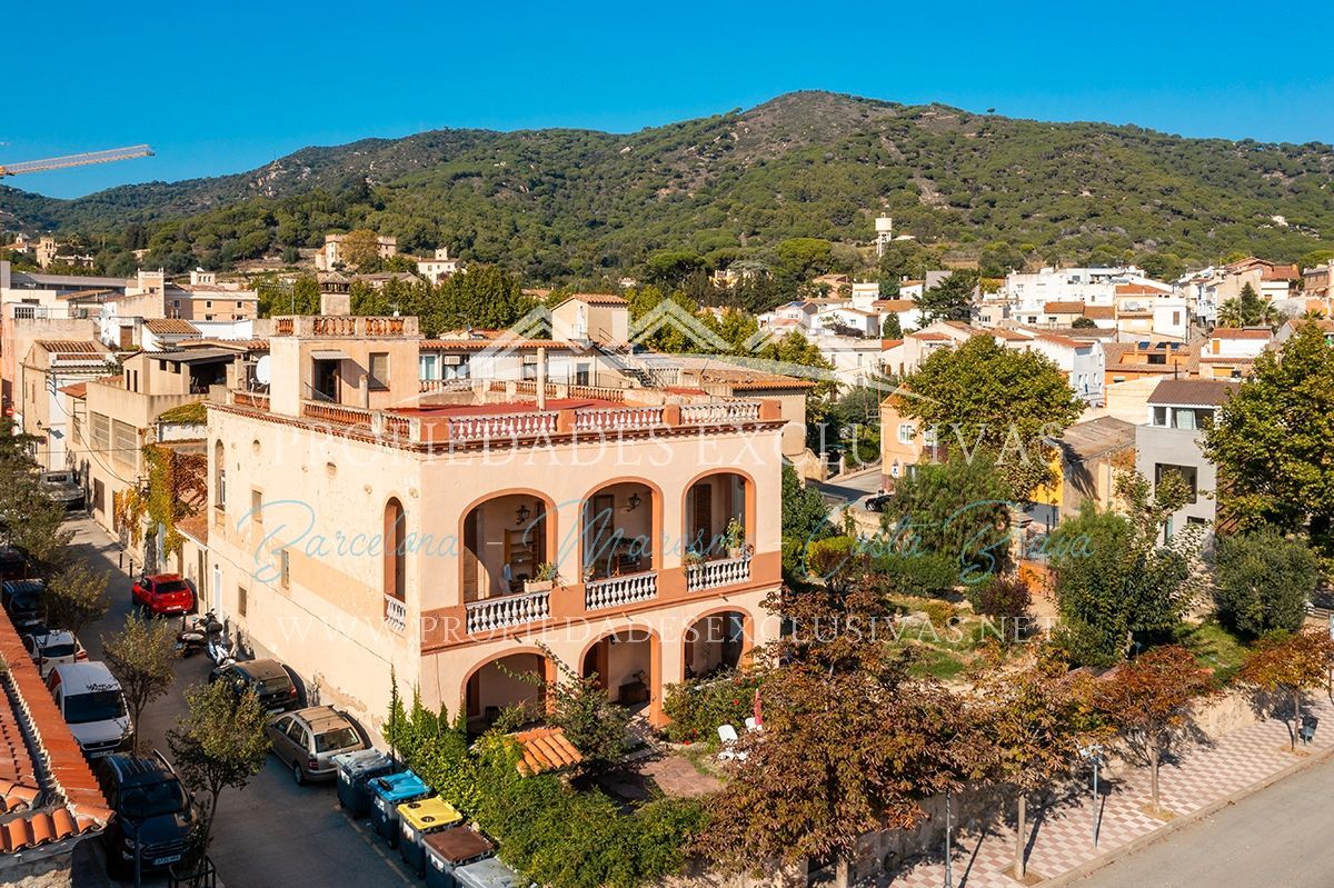Exterior view of Country house for sale in Teià  with Heating, Private garden and Terrace