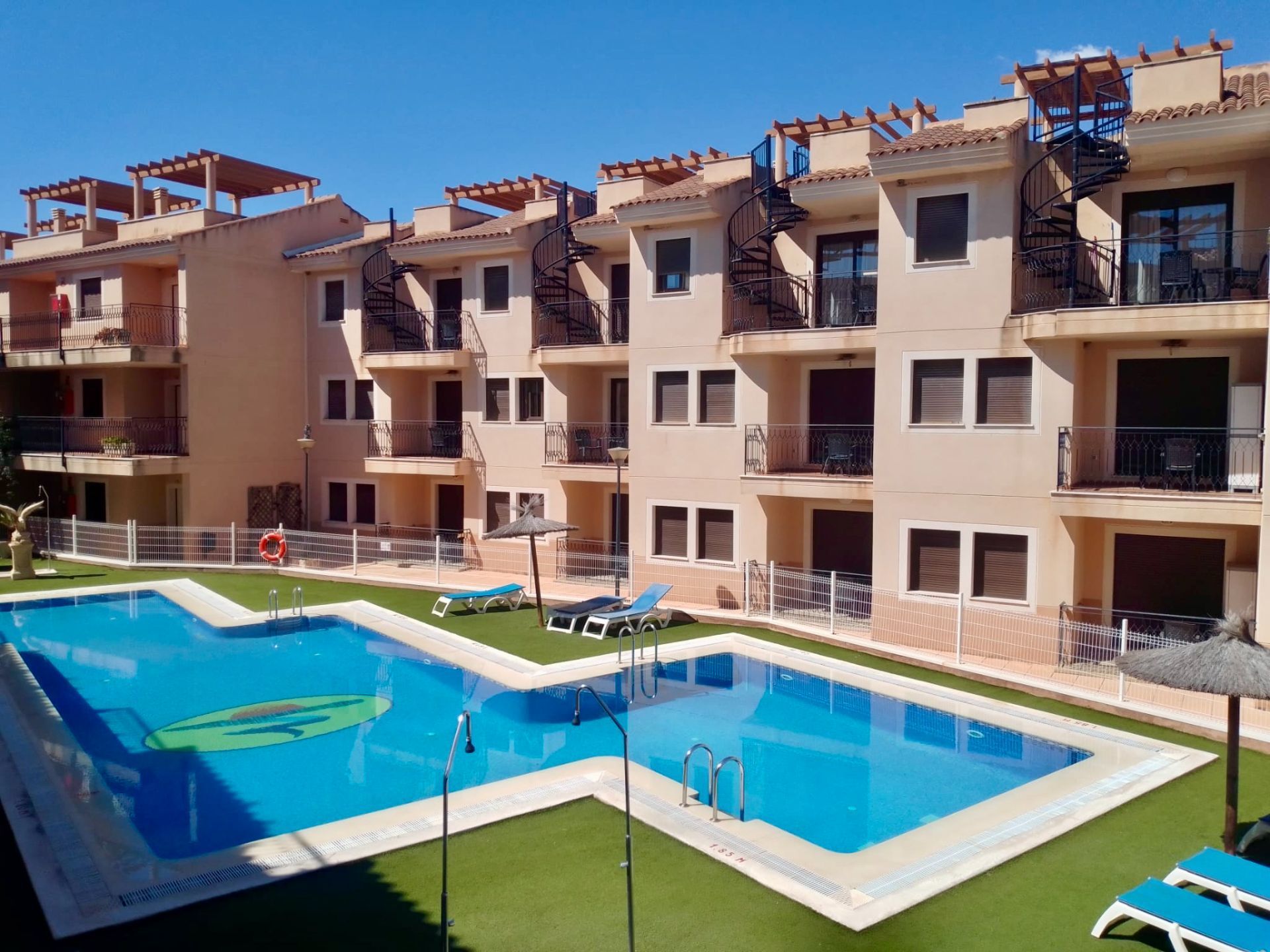 Swimming pool of Apartment for sale in Águilas  with Air Conditioner, Heating and Terrace