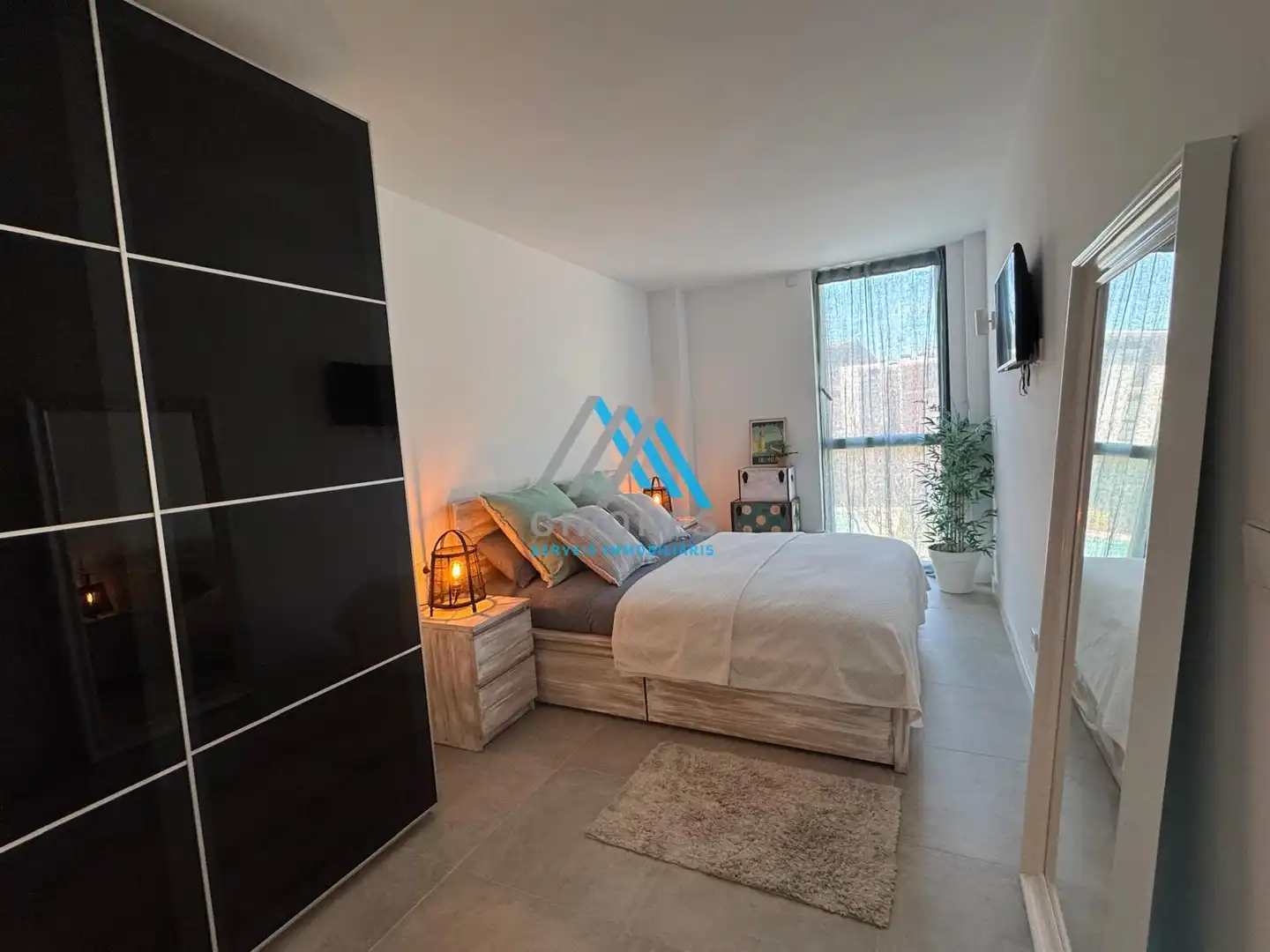 Schlafzimmer von Wohnung zur Miete in Castell d'Aro, Platja d'Aro i s'Agaró mit Klimaanlage, Heizung und Terrasse