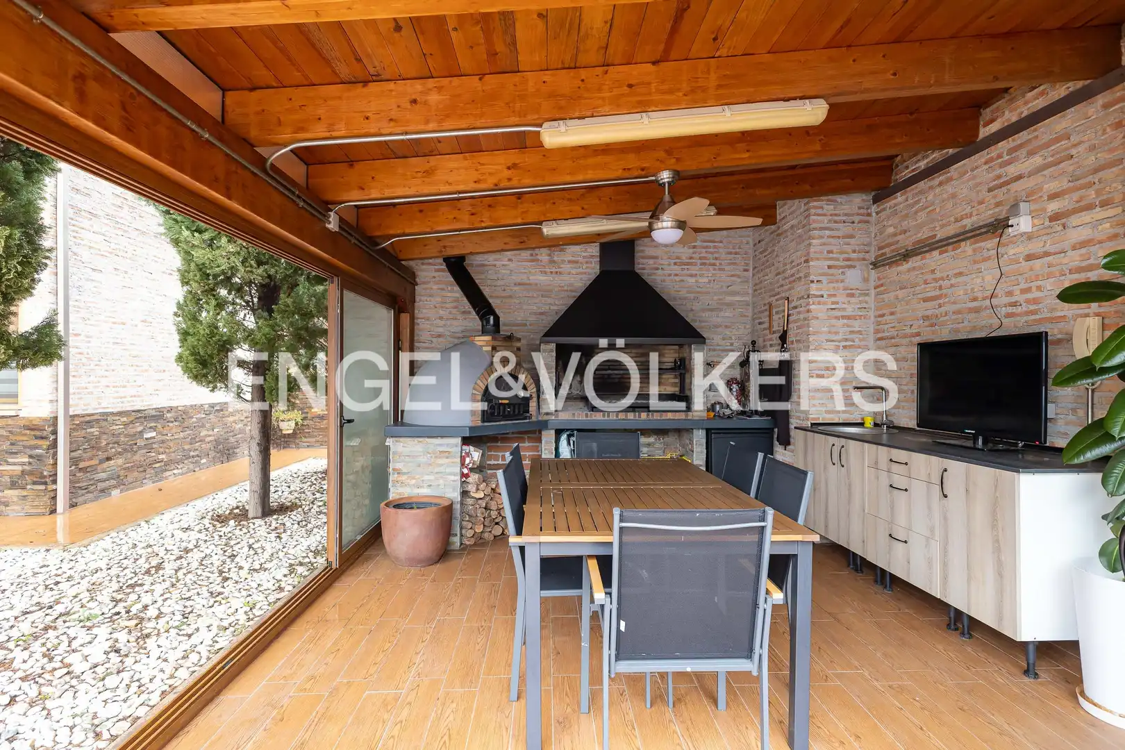 Terraza de Casa o chalet en venta en Venturada con Aire acondicionado, Calefacción y Jardín privado