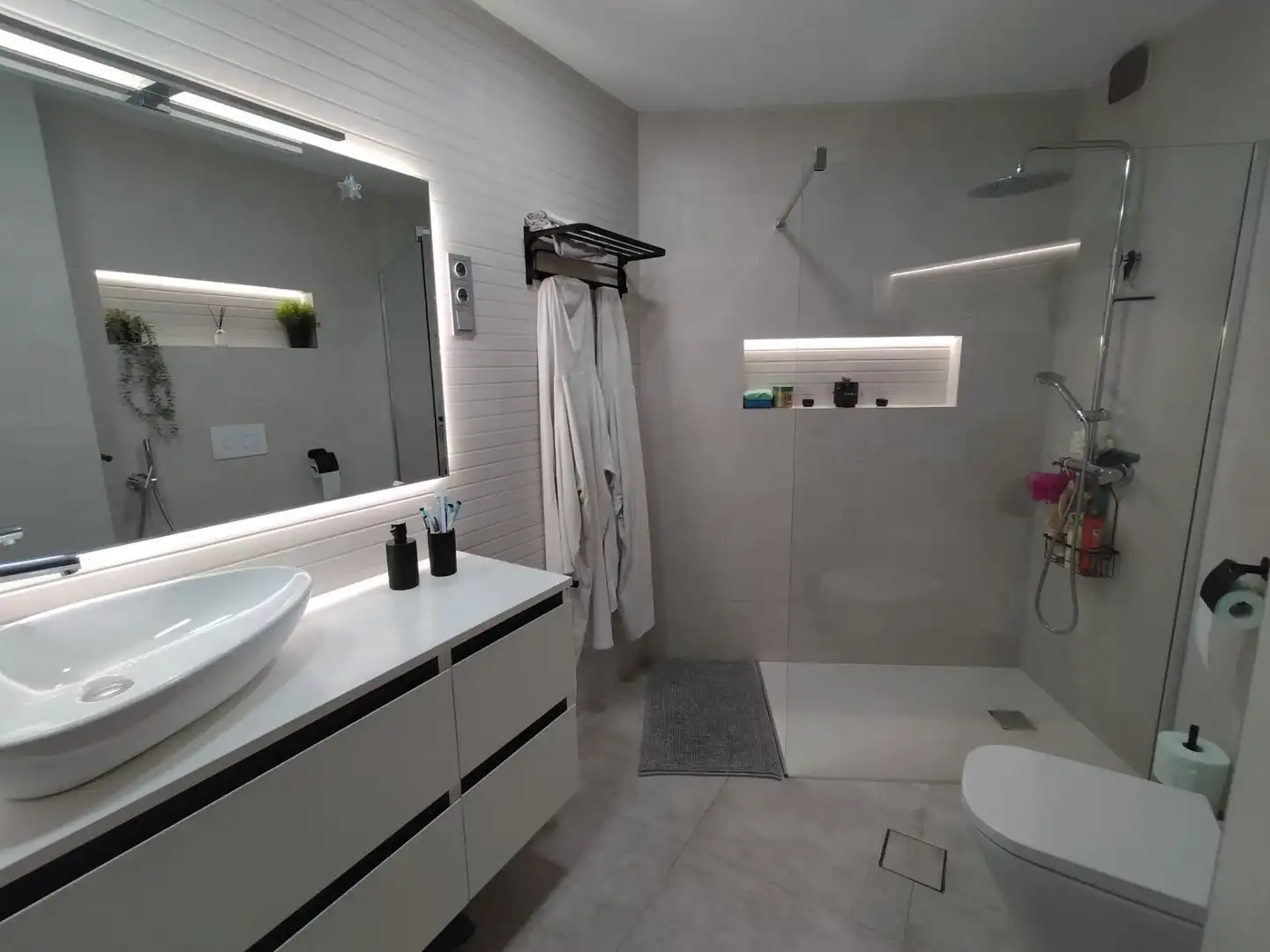 Baño de Casa o chalet en venta en Málaga con Aire acondicionado y Trastero