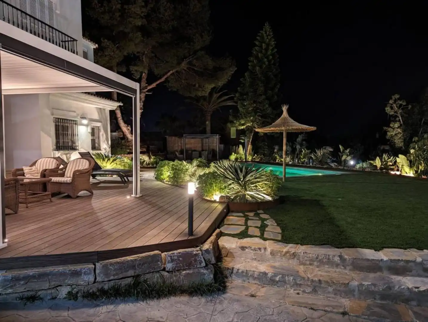 Terrassa de Casa o xalet de lloguer en Marbella amb Terrassa